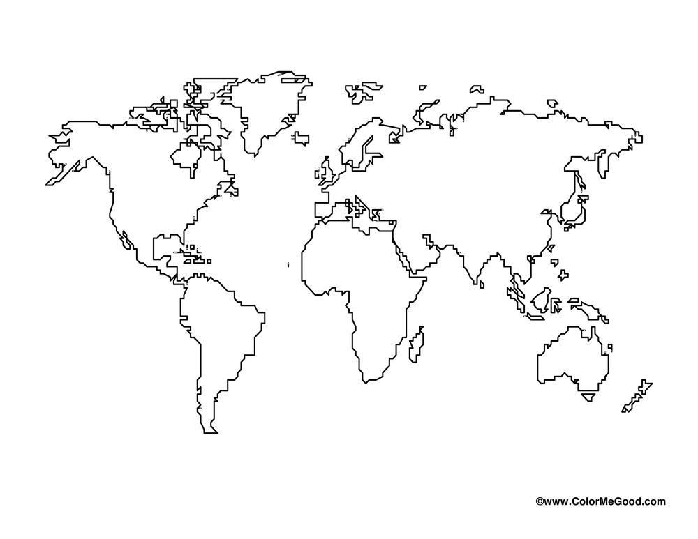 World Blank Map Worksheet Have Fun Teaching