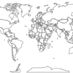 World Map Fill In Blank To Color X B n B n Th Gi i Th Gi i